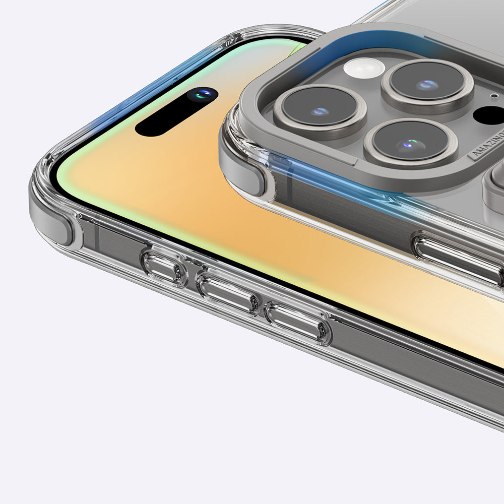 Apple iPhone 16 Pro Max Kılıf M-safe Şarj Özellikli Standlı Set Amazingthing Omni Adventure Serisi Kapak