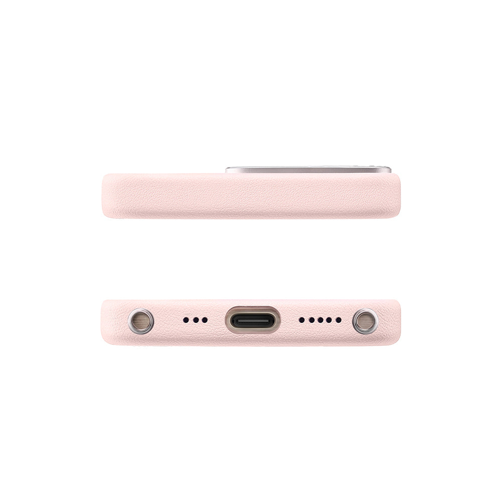 Apple iPhone 16 Pro Max Kılıf M-safe Şarj Özellikli Suni Deri Tasarımlı Pynana Starry Serisi Kapak