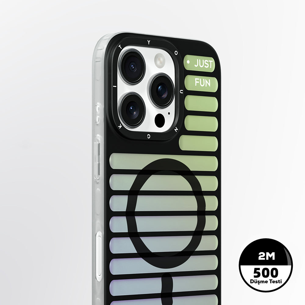 Apple iPhone 16 Pro Max Kılıf M-safe Şarj Özellikli Youngkit Geek Serisi Kapak