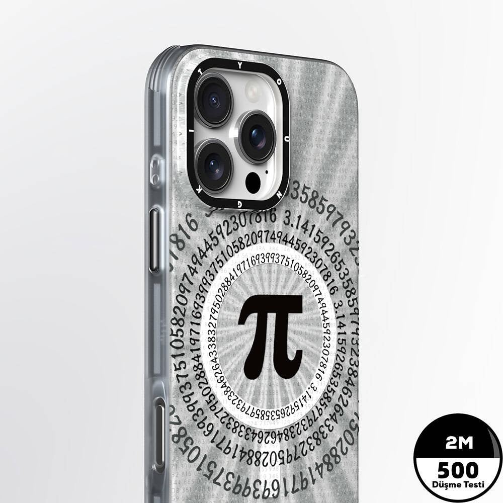 Apple iPhone 16 Pro Max Kılıf M-safe Şarj Özellikli Youngkit Mathematical Serisi Kapak