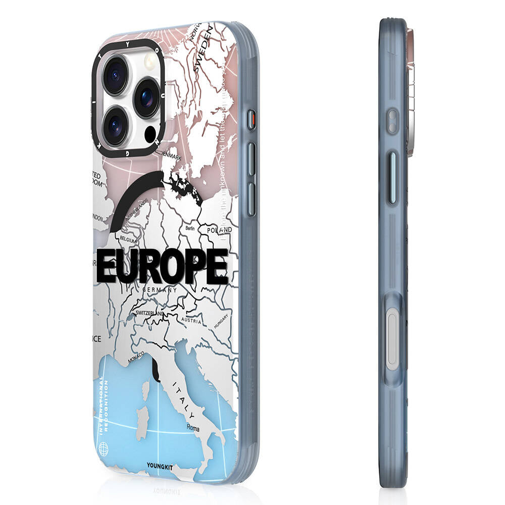 Apple iPhone 16 Pro Max Kılıf M-safe Şarj Özellikli Youngkit Universal Serisi Kapak