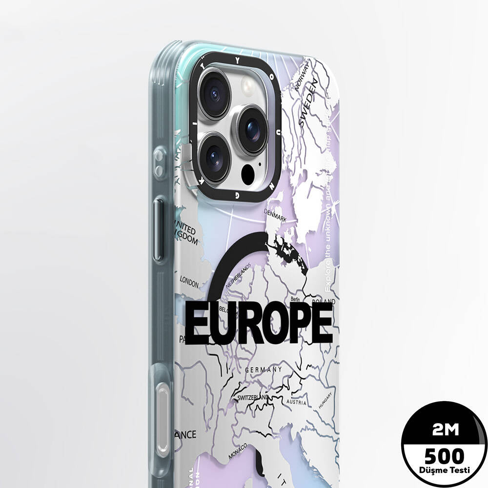 Apple iPhone 16 Pro Max Kılıf M-safe Şarj Özellikli Youngkit Universal Serisi Kapak