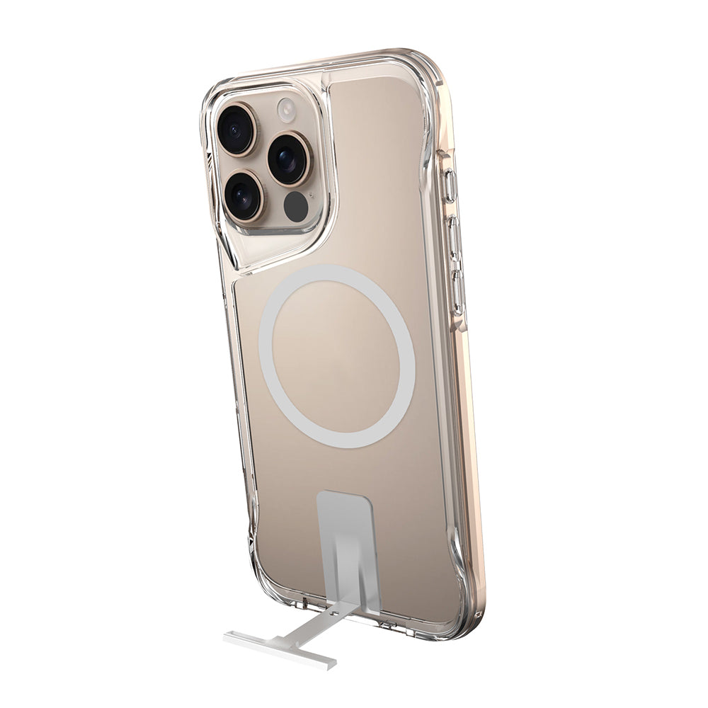 Apple iPhone 16 Pro Max Kılıf M-safe Şarj Özellikli Zore T-Max Standlı Kapak