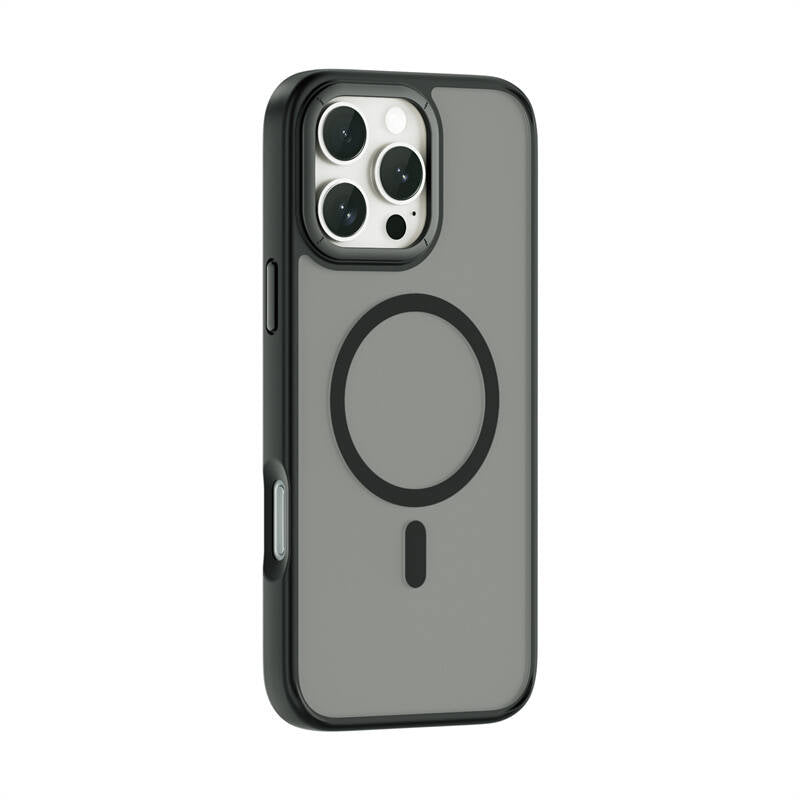 Apple iPhone 16 Pro Max Kılıf Wiwu FGG-012 ArmorPro Serisi M-safe Şarj Özellikli Parmak İzi Bırakmayan Kılıf