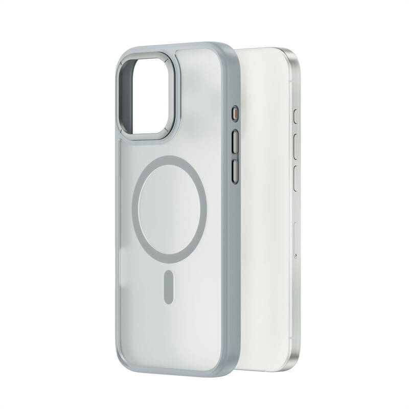Apple iPhone 16 Pro Max Kılıf Wiwu FGG-012 ArmorPro Serisi M-safe Şarj Özellikli Parmak İzi Bırakmayan Kılıf