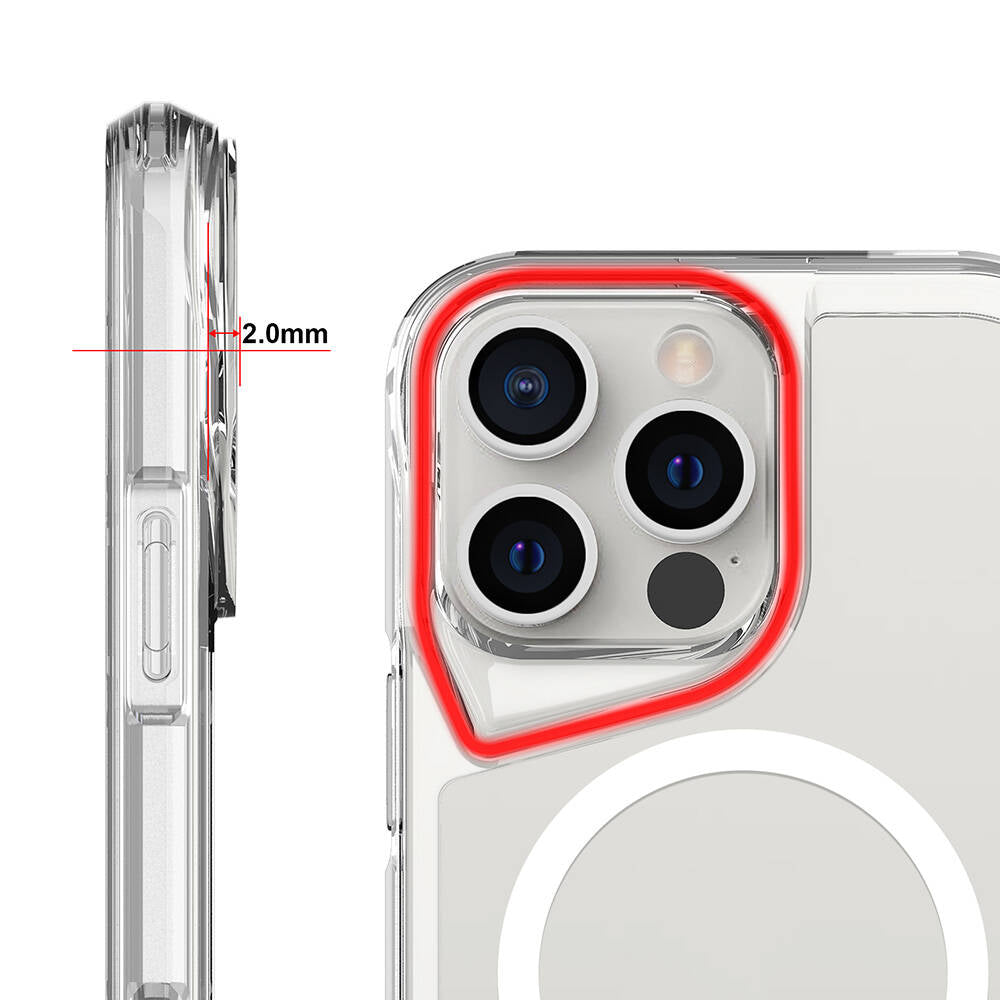 Apple iPhone 16 Pro Max Kılıf Zore M-safe Şarj Özellikli T-Max M-safe Kapak
