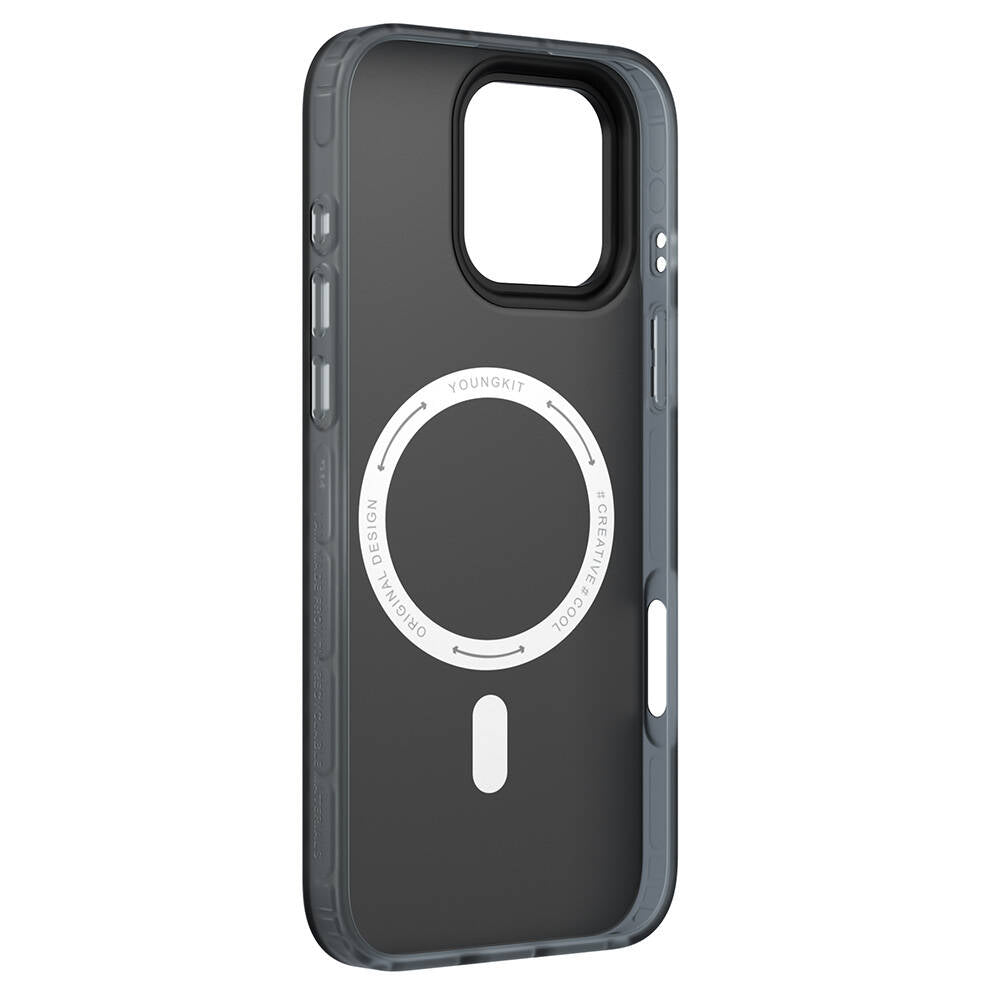 Apple iPhone 16 Pro Max M-safe Şarj Özellikli Kılıf Mat Renkli Tasarım Youngkit Original Serisi Kapak