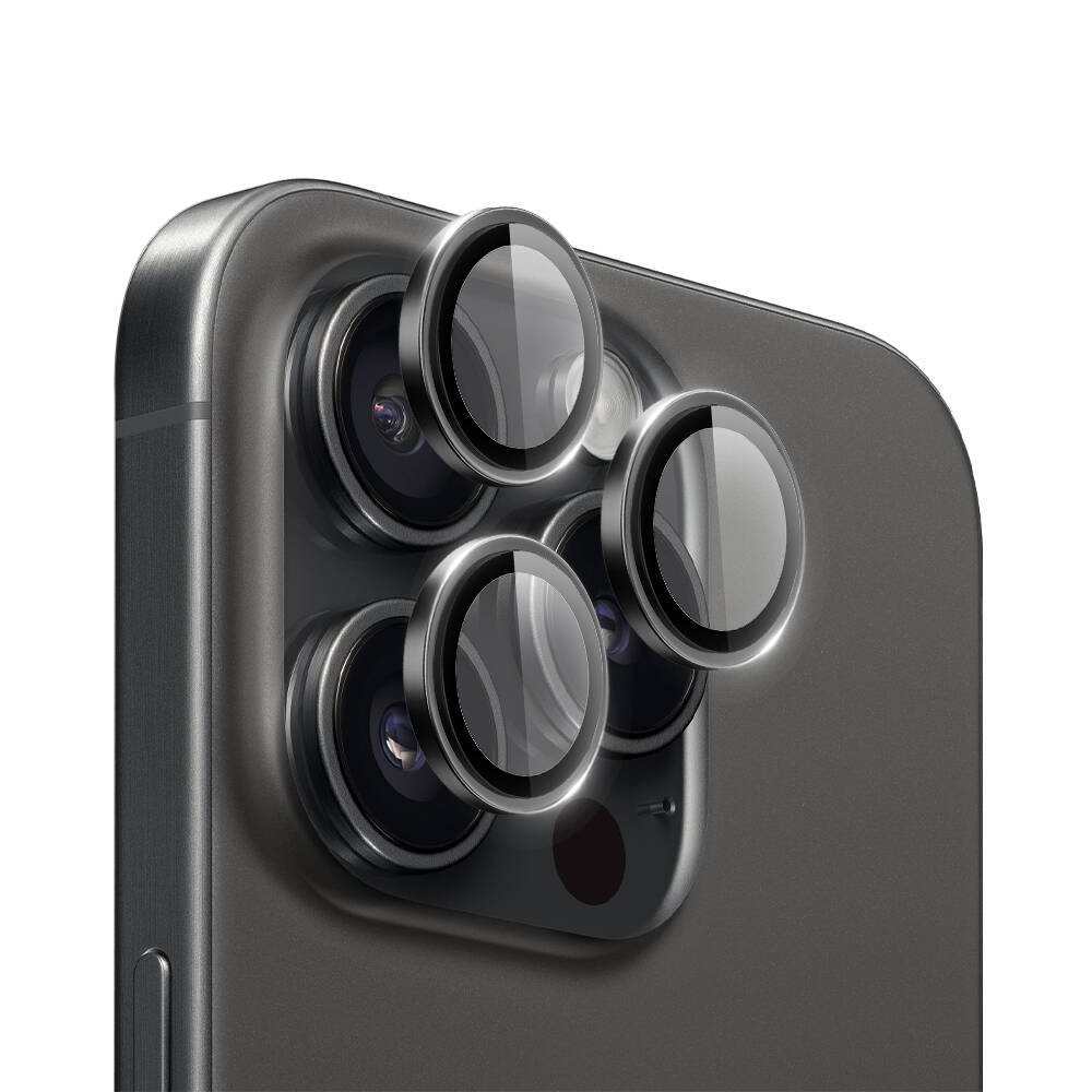 Apple iPhone 16 Pro Wiwu LG-003 Lens Guard Çizilmeye Karşı Dayanıklı Safir Kamera Lens Koruyucu