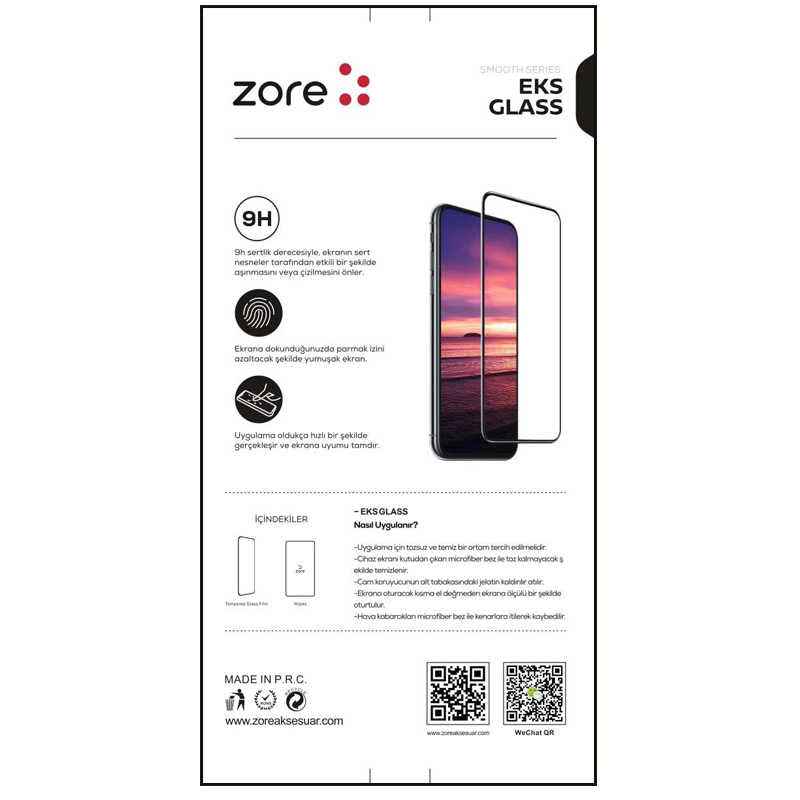 Apple iPhone 17E Zore EKS Cam Ekran Koruyucu