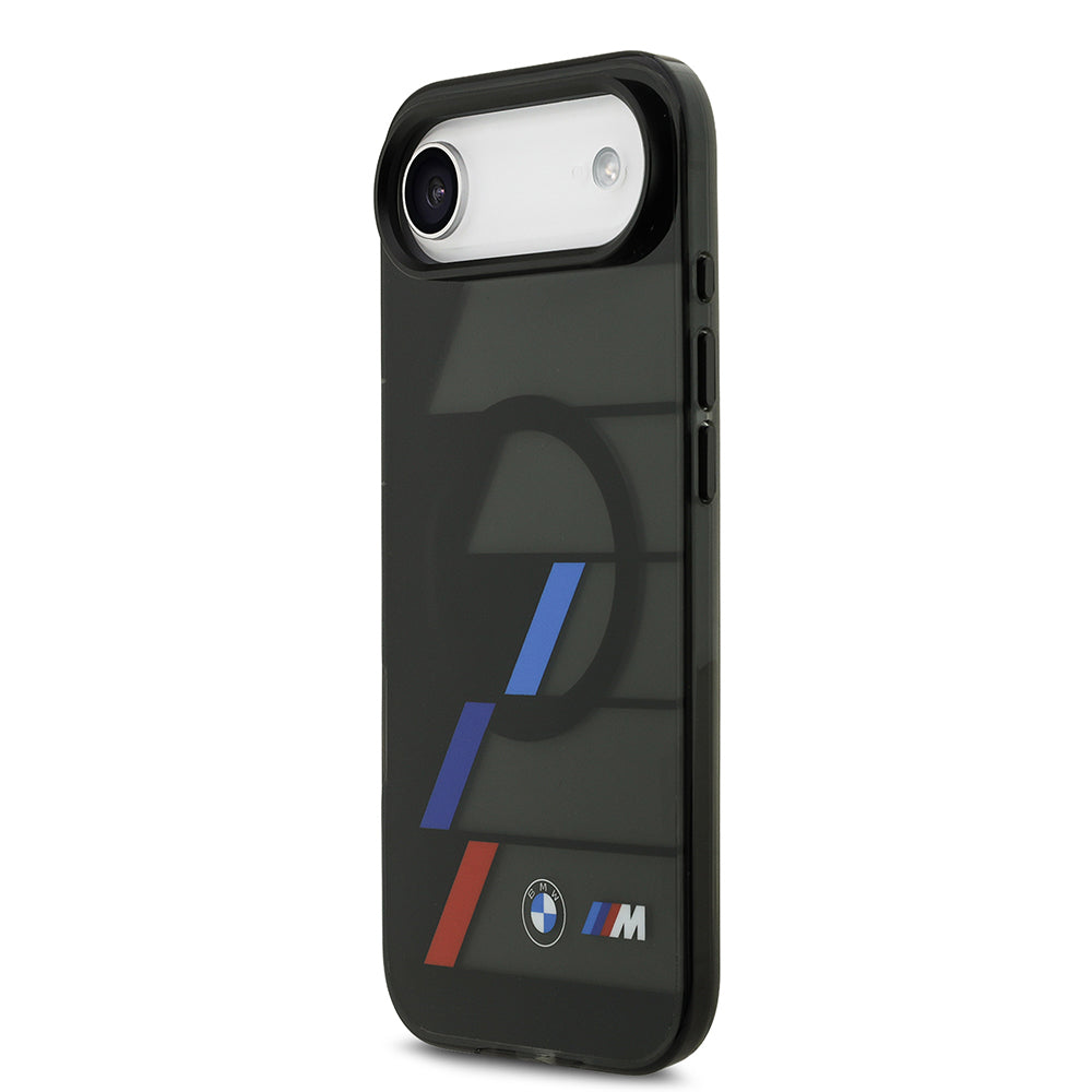 Apple iPhone 17 Air Kılıf BMW Orjinal Lisanslı M-safe Şarj Özellikli IML Baskılı Üç Renkli M Dizayn Kapak