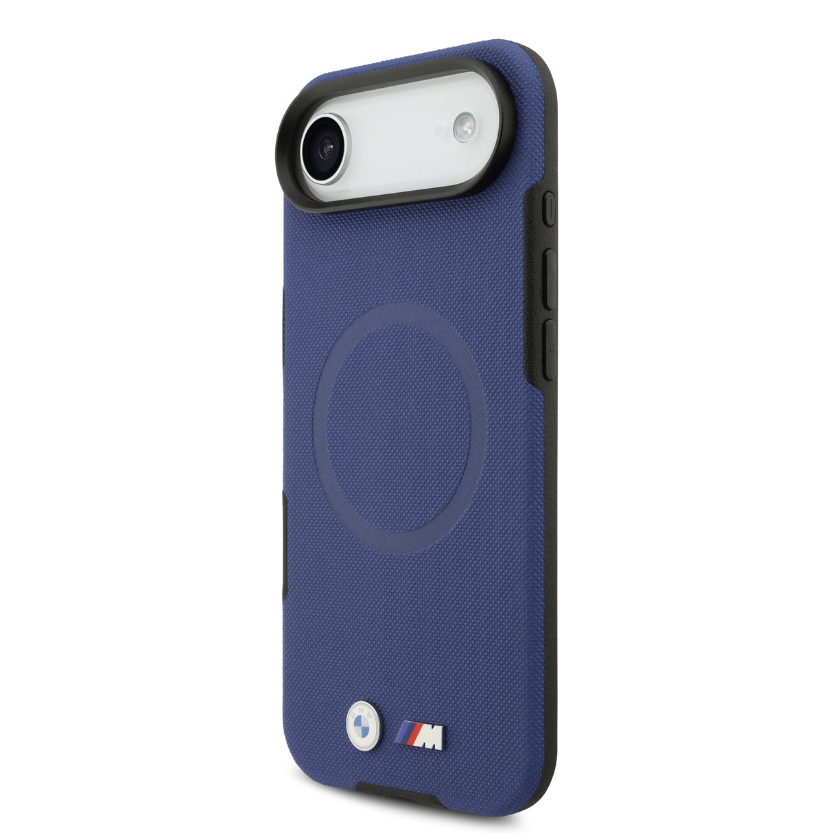 Apple iPhone 17 Air Kılıf BMW Orjinal Lisanslı M-safe Şarj Özellikli Metal Logolu Delikli M Dizayn Deri Kapak