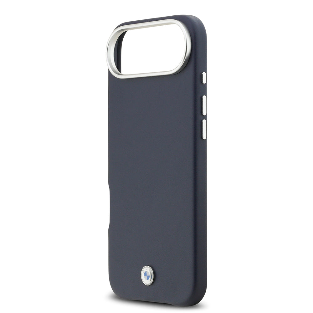 Apple iPhone 17 Air Kılıf BMW Orjinal Lisanslı M-safe Şarj Özellikli Metal Logolu Tam Kaplama Deri Kapak