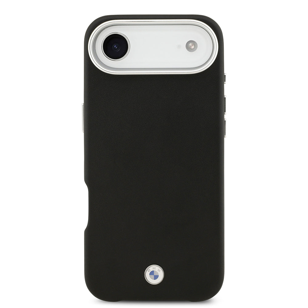 Apple iPhone 17 Air Kılıf BMW Orjinal Lisanslı M-safe Şarj Özellikli Metal Logolu Tam Kaplama Deri Kapak