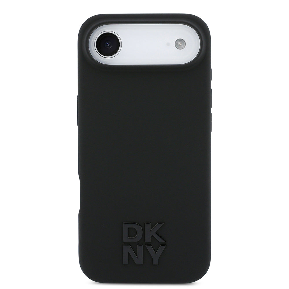 Apple iPhone 17 Air Kılıf DKNY Orjinal Lisanslı M-safe Şarj Özellikli Metal Logolu Silikon Kapak
