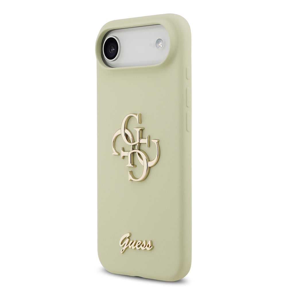 Apple iPhone 17 Air Kılıf Guess Orjinal Lisanslı Grained Yazı Logolu Kapak