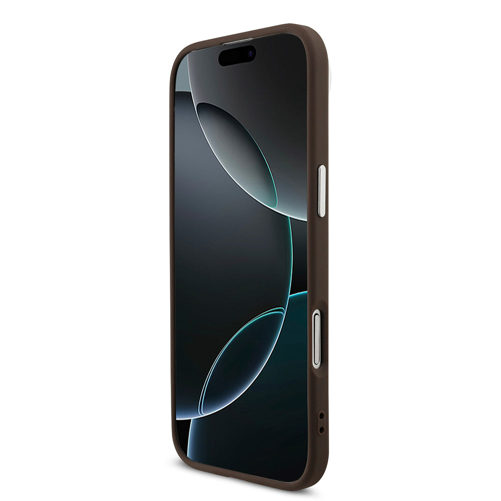 Apple iPhone 17 Air Kılıf Guess Orjinal Lisanslı M-safe Şarj Özellikli 4G Klasik Yazı Logolu Kapak