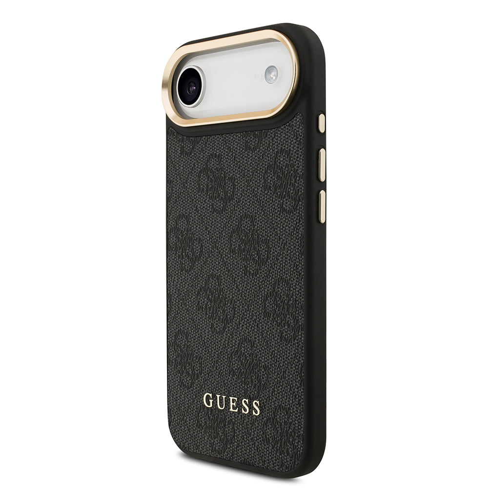Apple iPhone 17 Air Kılıf Guess Orjinal Lisanslı M-safe Şarj Özellikli Askılı ve 4G Logo Kartlıklı Kapak