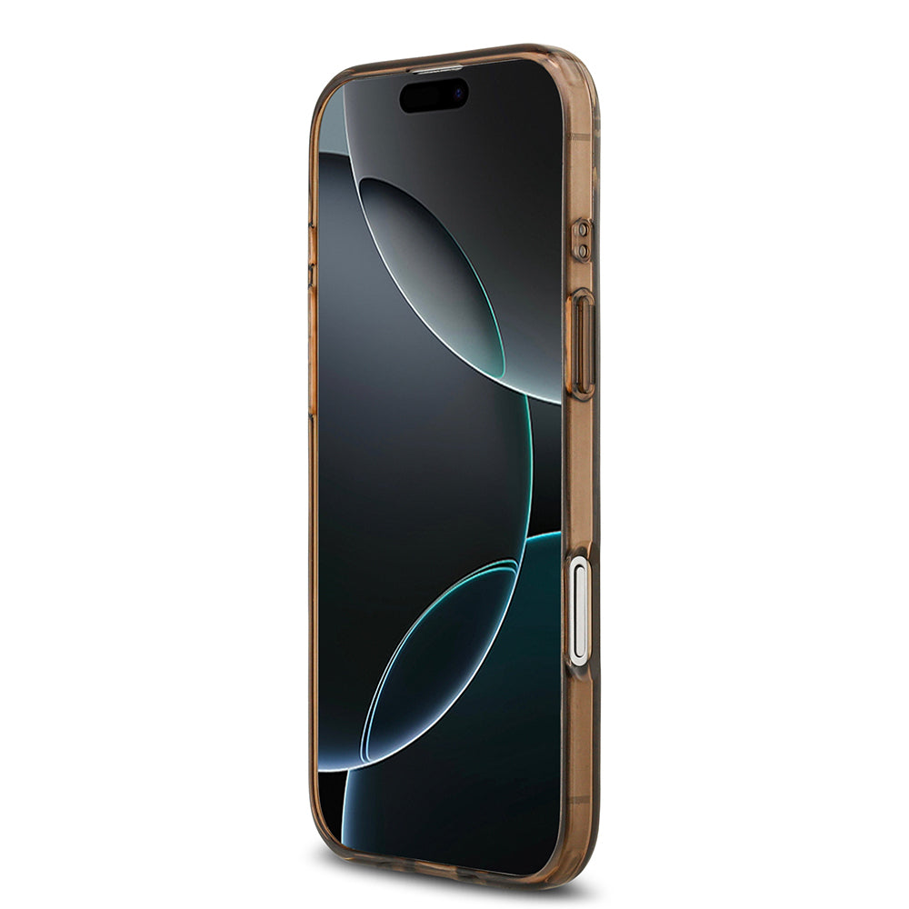 Apple iPhone 17 Air Kılıf Guess Orjinal Lisanslı M-safe Şarj Özellikli IML Baskılı Klasik Logolu 4G Desenli Kapak