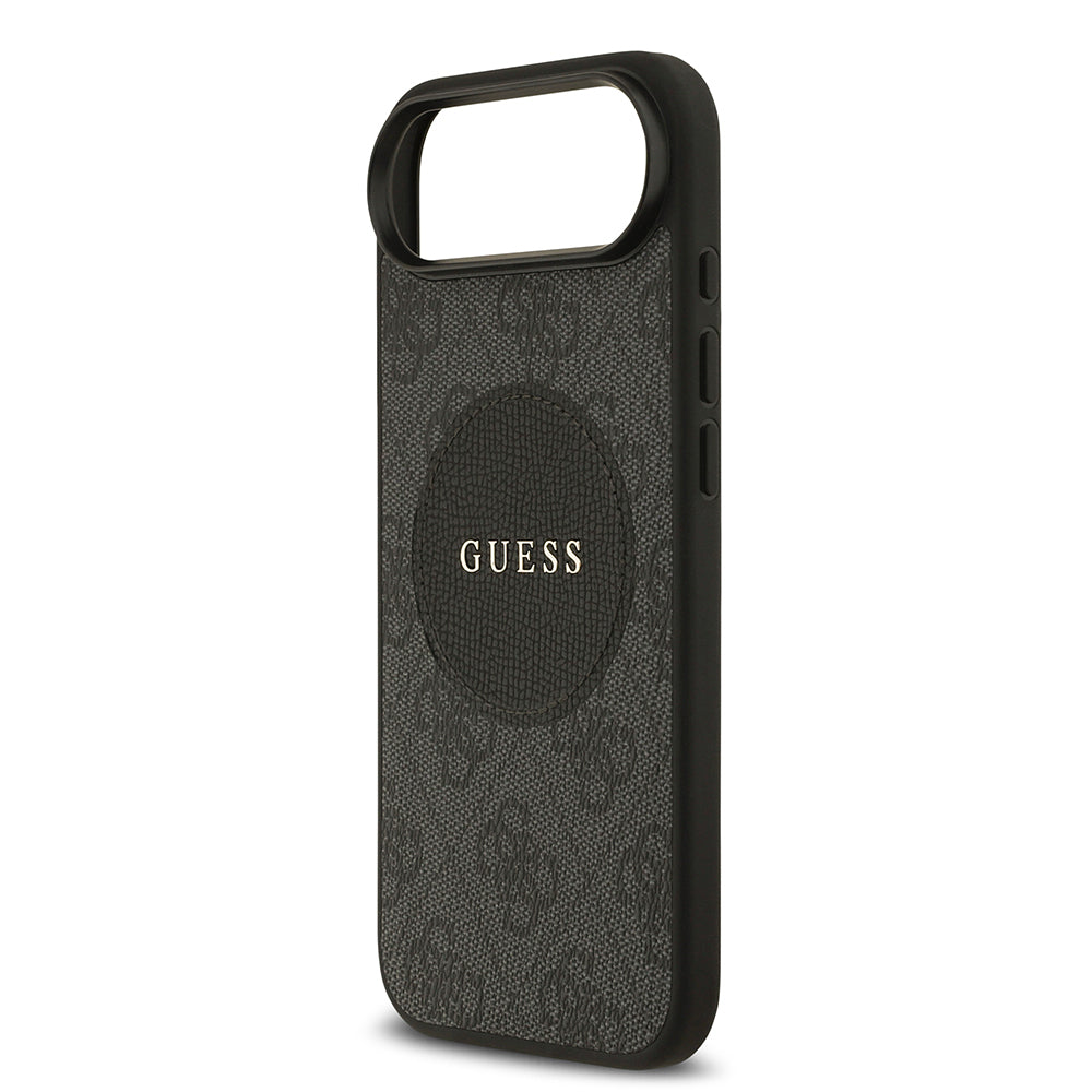 Apple iPhone 17 Air Kılıf Guess Orjinal Lisanslı M-safe Şarj Özellikli Yazı Logolu Circle Classic Kapak