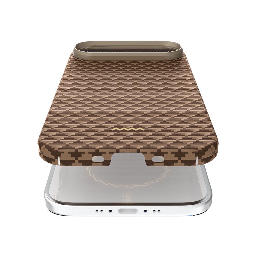 Apple iPhone 17 Air Kılıf M-safe Şarj Özellikli Raptic Aramid Skin Origin Serisi Kapak