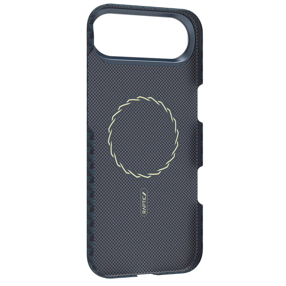 Apple iPhone 17 Air Kılıf M-safe Şarj Özellikli Raptic Aramid Skin Origin Serisi Kapak