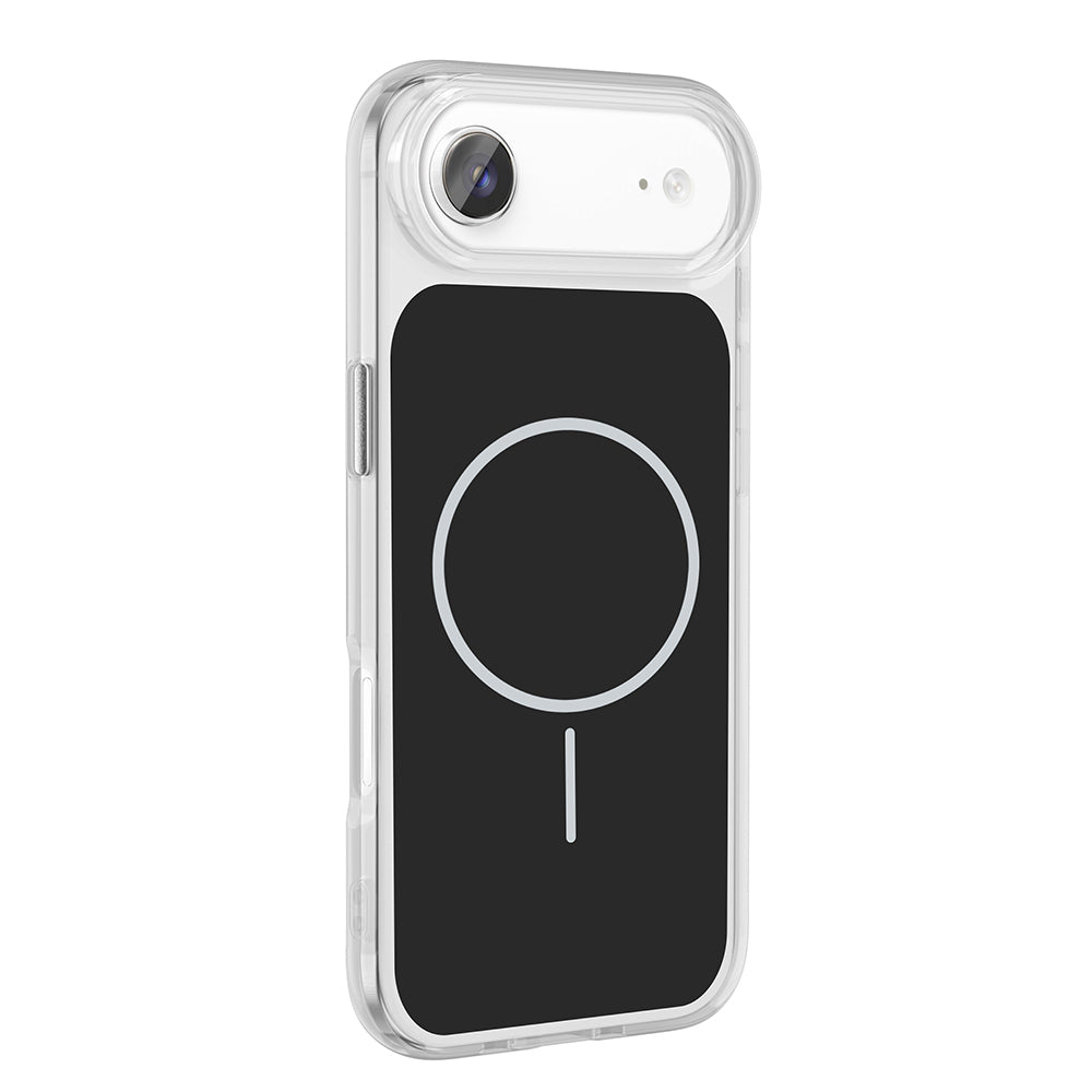 Apple iPhone 17 Air Kılıf Metal Buton Tasarımlı Zore İkonik Sert Silikon Kapak