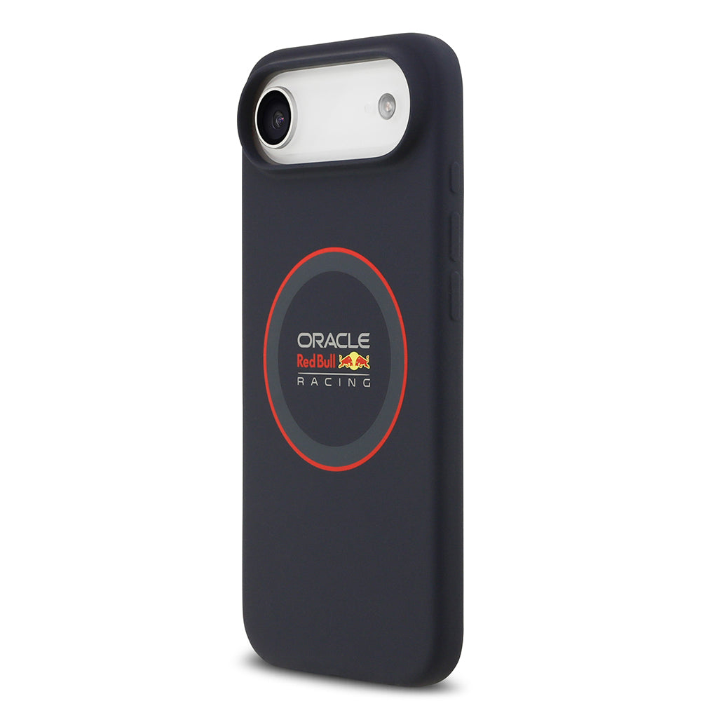 Apple iPhone 17 Air Kılıf Redbull Orjinal Lisanslı M-safe Şarj Özellikli Kırmızı Halka ve Logo Silikon Kapak
