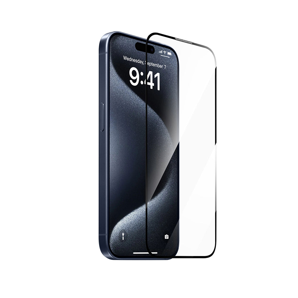Apple iPhone 17 Air Wiwu SQ-008 Oleofobik Easy Install Darbeye Karşı Dayanıklı Temperli Cam Ekran Koruyucu + Kolay Uygulama Aparatlı