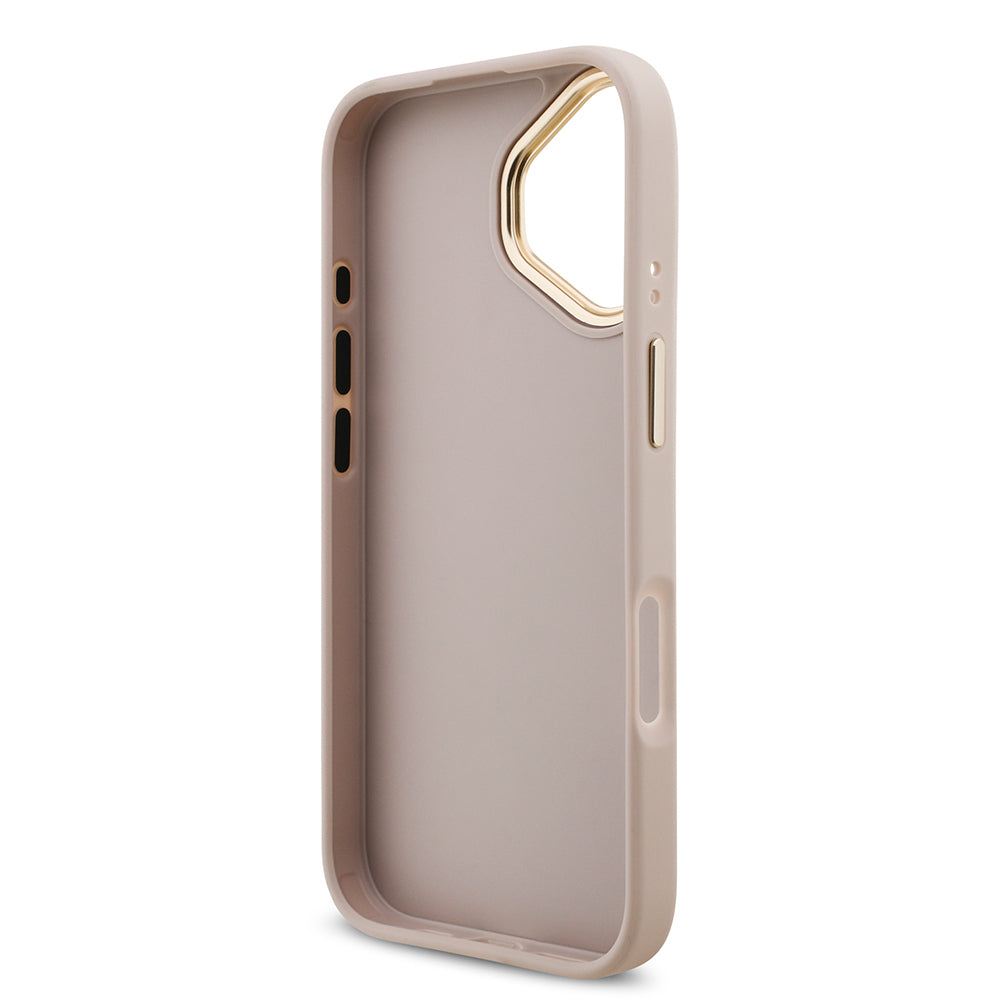 Apple iPhone 17 Kılıf Guess Orjinal Lisanslı 4G Büyük Metal Logolu Kalın Askılı Kapak