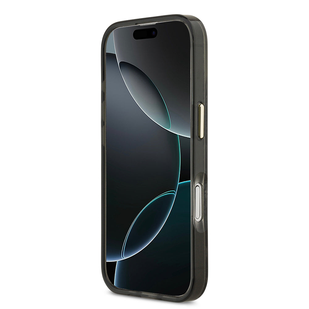 Apple iPhone 17 Kılıf Guess Orjinal Lisanslı M-safe Şarj Özellikli Yazı Logolu Python Desenli Kapak