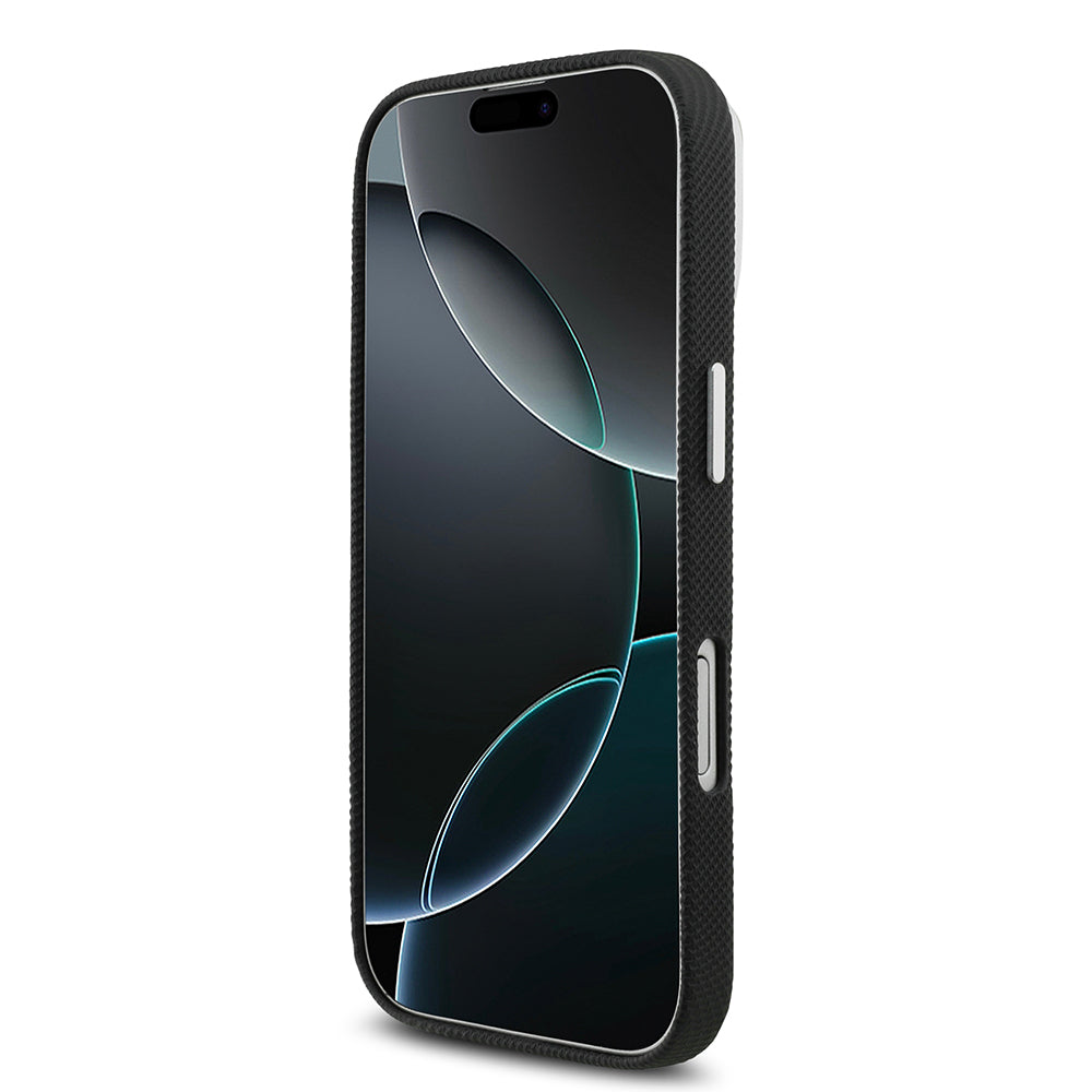Apple iPhone 17 Kılıf Lacoste Orjinal Lisanslı M-Safe Şarj Özellikli PVC Pike Desenli Arka Yüzey İkonik Timsah Dokuma Logolu Kapak