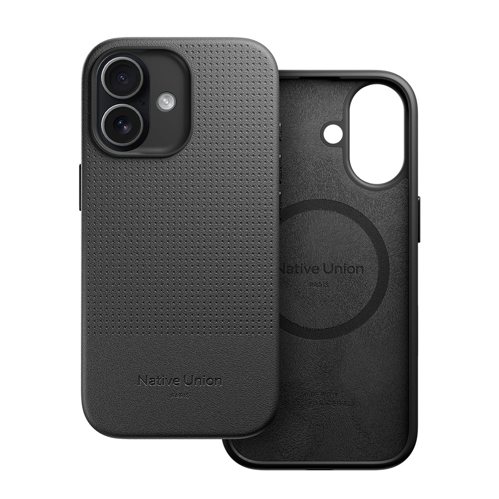 Apple iPhone 17 Kılıf M-safe Şarj Özellikli Deri Dokulu Native Union 2025 Active Serisi Kapak