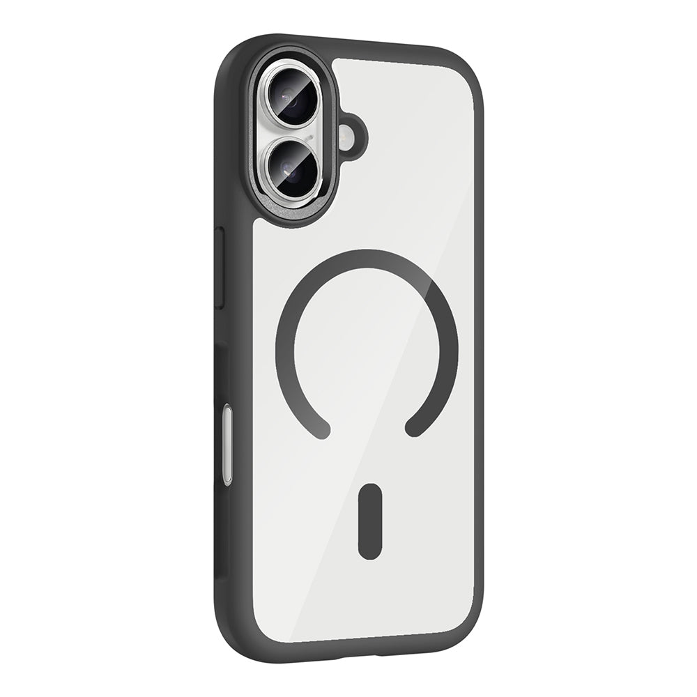 Apple iPhone 17 Kılıf M-Safe Şarj Özellikli Metal Kamera Çerçeveli Zore Tiko Kapak