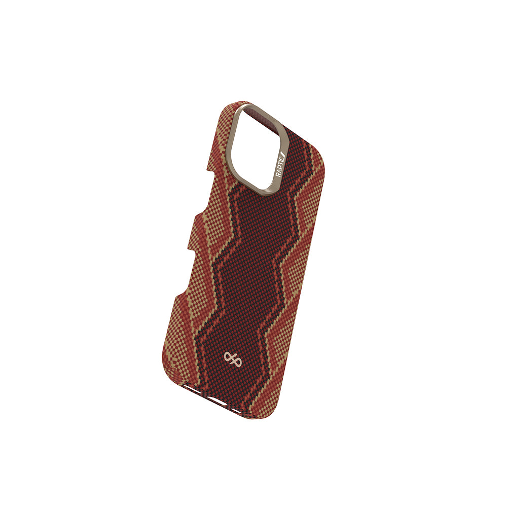 Apple iPhone 17 Kılıf M-safe Şarj Özellikli Raptic Aramid Skin Bionic Serisi Kapak