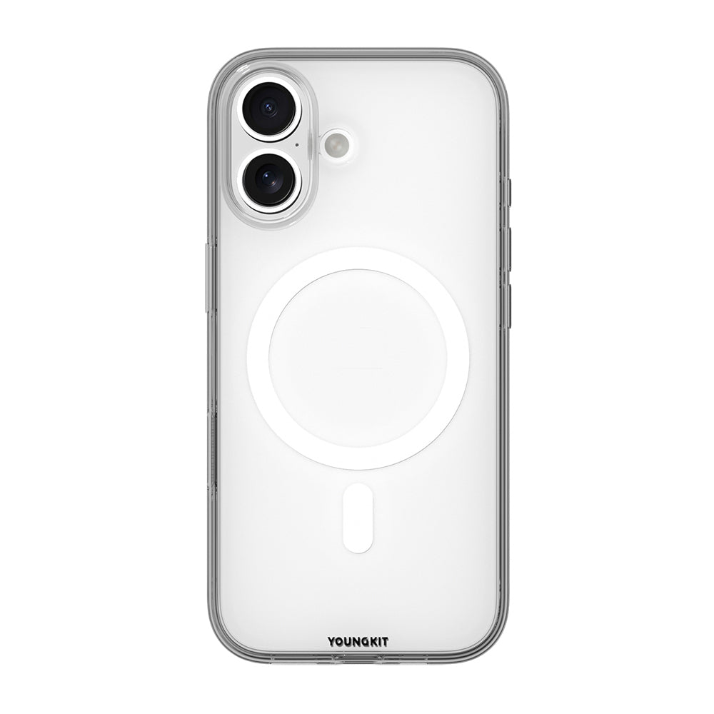 Apple iPhone 17 Kılıf M-safe Şarj Özellikli Youngkit Clear Serisi Kapak