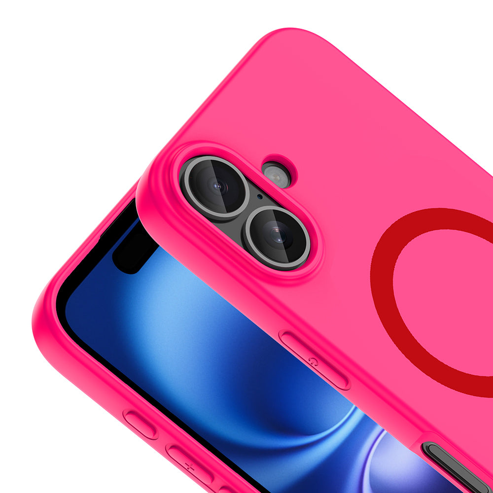 Apple iPhone 17 Kılıf M-Safe Şarj Özellikli Zore Aris Silikon Kapak