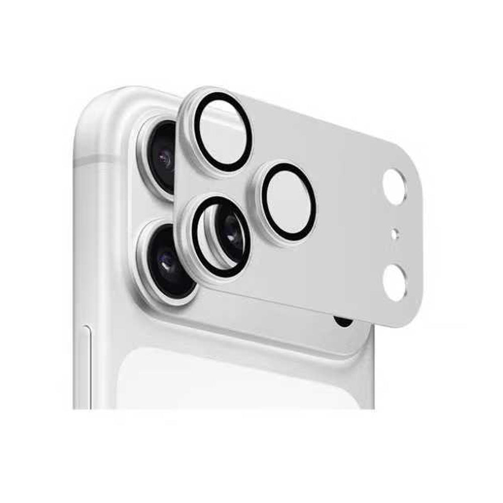 Apple iPhone 17 Pro Go Des FC007 Titanyum Serisi Anti Reflective Kamera Lens Koruyucu