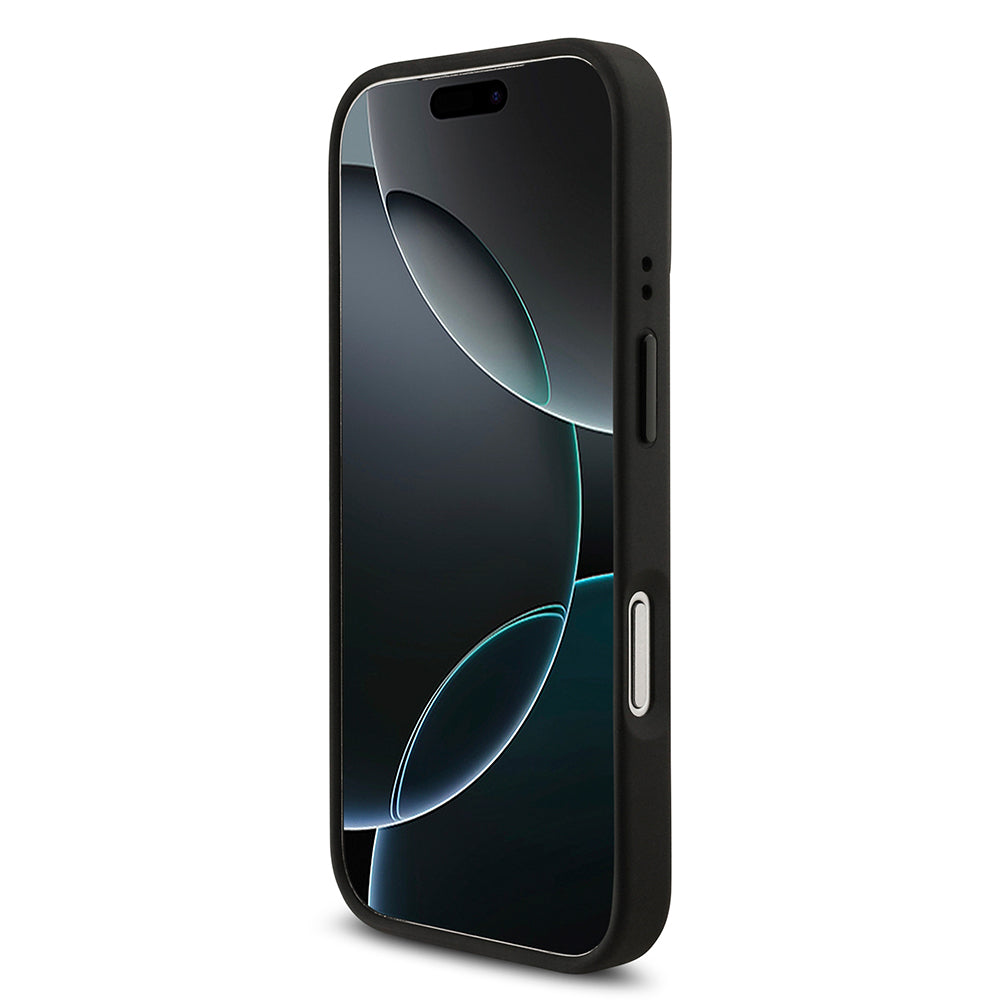 Apple iPhone 17 Pro Kılıf BMW Orjinal Lisanslı M-safe Şarj Özellikli Karbon Fiber Metal Logolu Kevlar Kapak