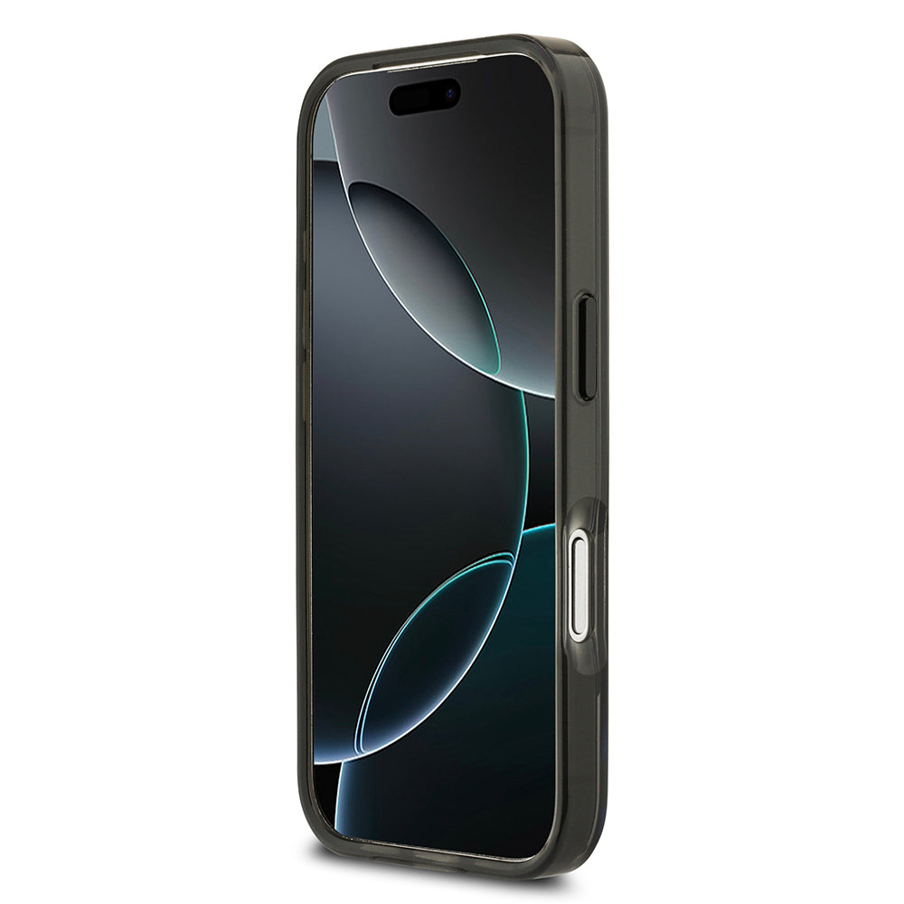 Apple iPhone 17 Pro Kılıf BMW Orjinal Lisanslı M-safe Şarj Özellikli Metal Buton Tasarımlı IML Baskılı M Dizayn Kapak