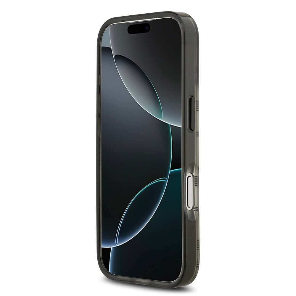 Apple iPhone 17 Pro Kılıf BMW Orjinal Lisanslı M-safe Şarj Özellikli Metal Kamera Butonlu Yatay Şeritli M Dizayn Kapak