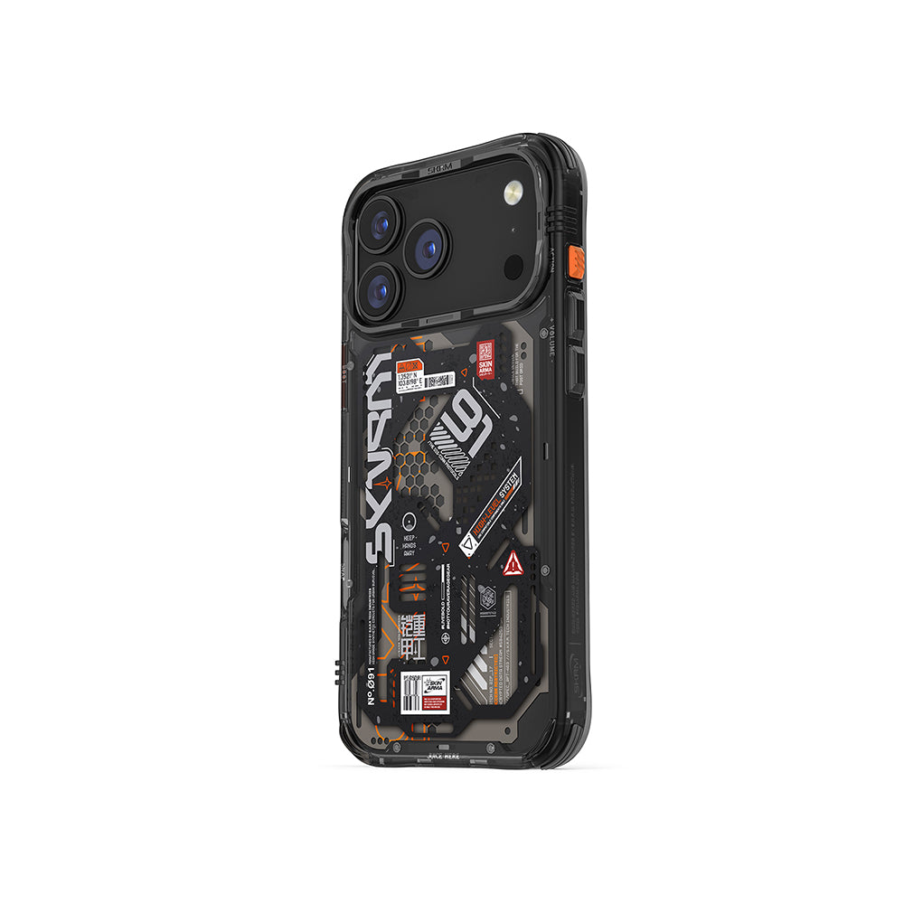 Apple iPhone 17 Pro Kılıf Desenli Airbag Tasarımlı Skinarma Spectra Kapak