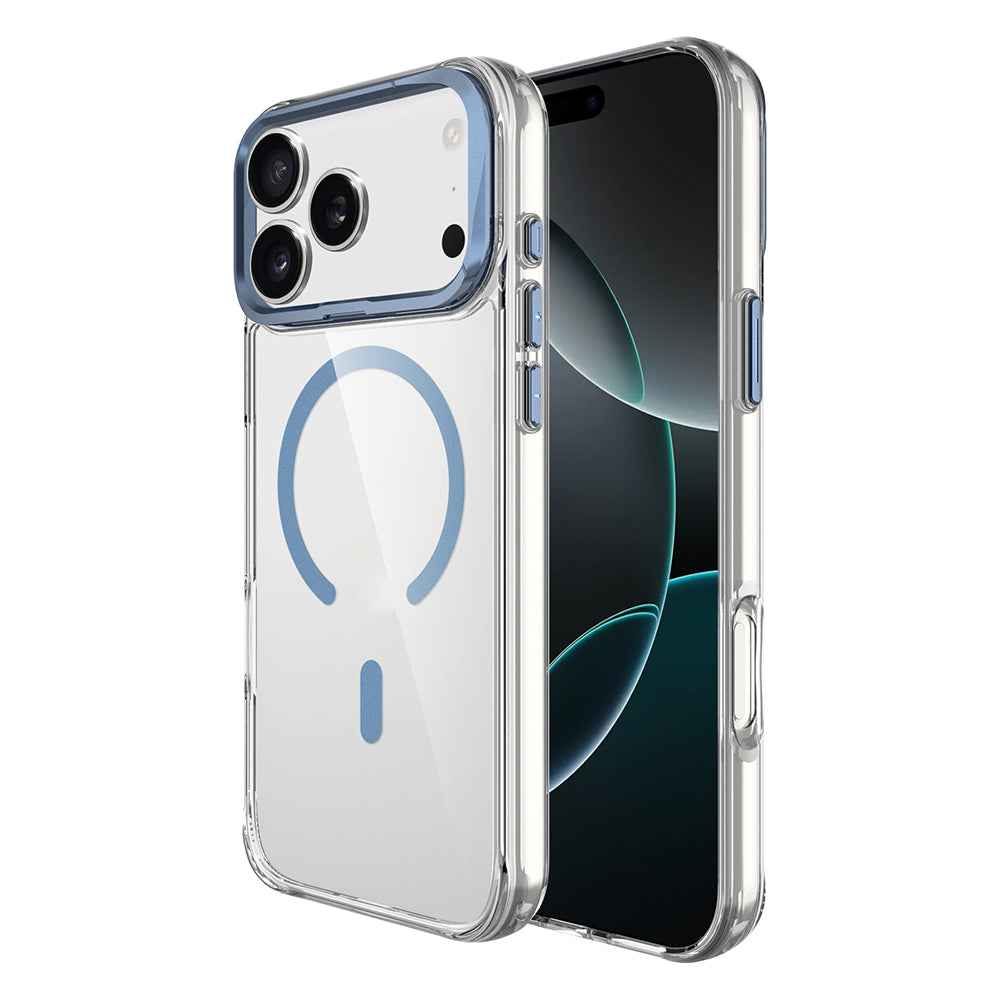 Apple iPhone 17 Pro Kılıf M-safe Şarj Özellikli Airbagli Kamera Standlı Zore Azor Kapak