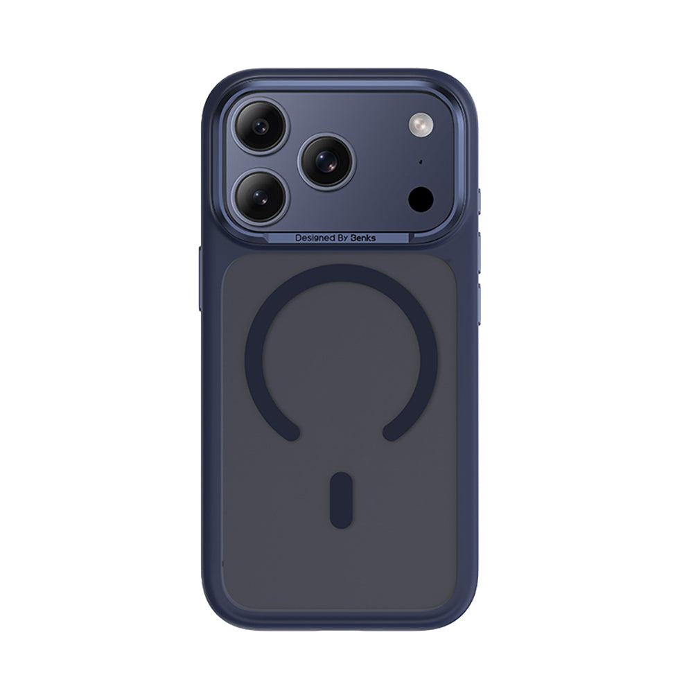 Apple iPhone 17 Pro Kılıf M-Safe Şarj Özellikli Benks Mist C-Magnet Kapak