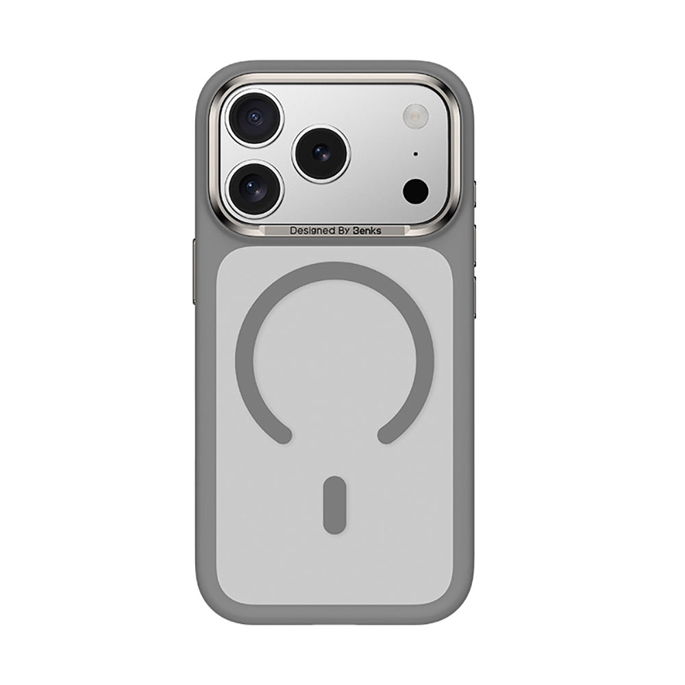 Apple iPhone 17 Pro Kılıf M-Safe Şarj Özellikli Benks Mist C-Magnet Kapak