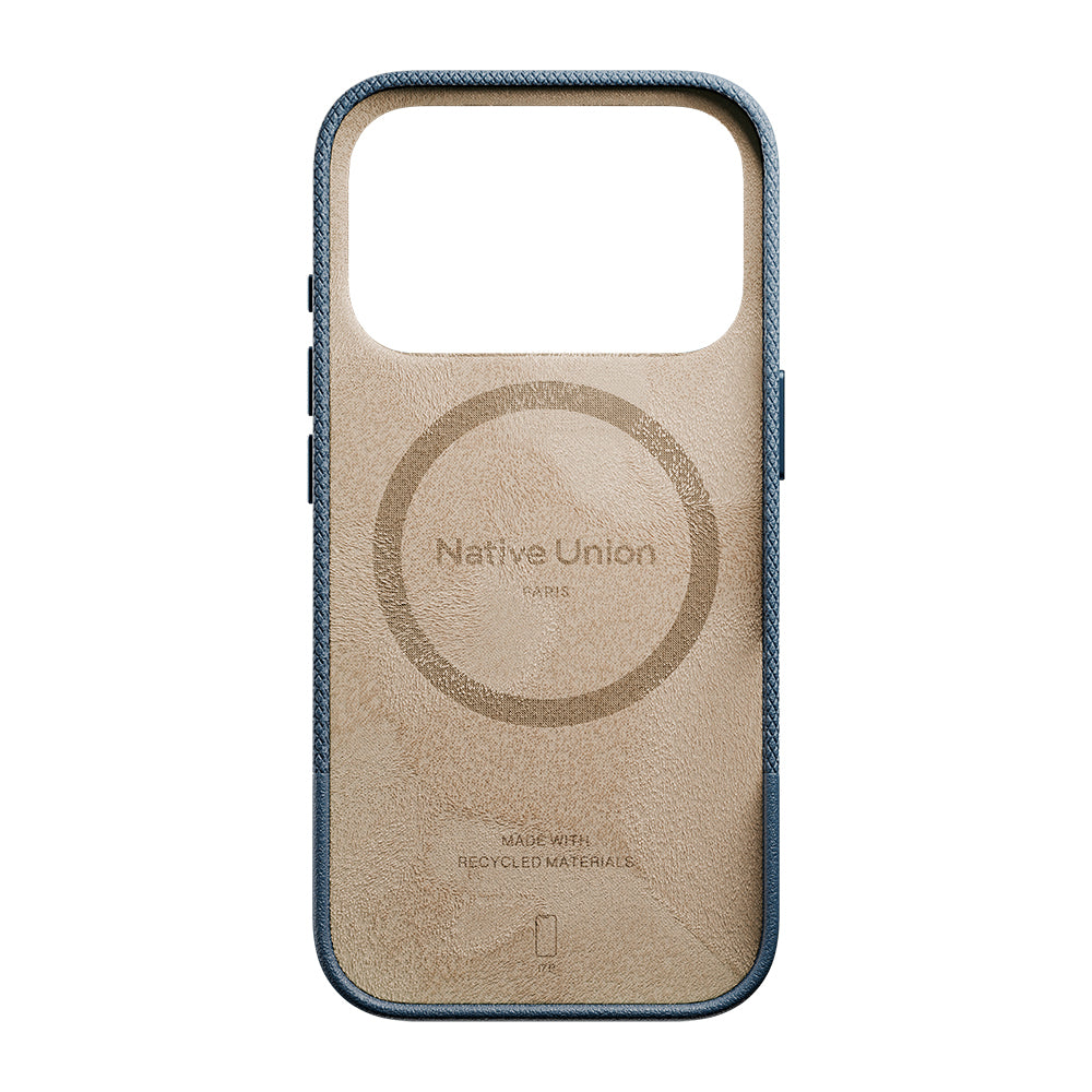 Apple iPhone 17 Pro Kılıf M-safe Şarj Özellikli Deri Dokulu Native Union RE Classic Serisi Kapak