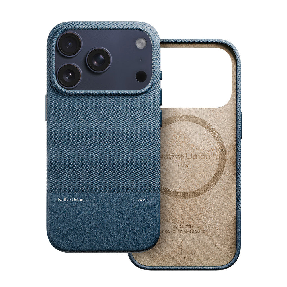 Apple iPhone 17 Pro Kılıf M-safe Şarj Özellikli Deri Dokulu Native Union RE Classic Serisi Kapak