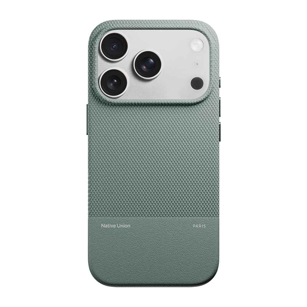 Apple iPhone 17 Pro Kılıf M-safe Şarj Özellikli Deri Dokulu Native Union RE Classic Serisi Kapak
