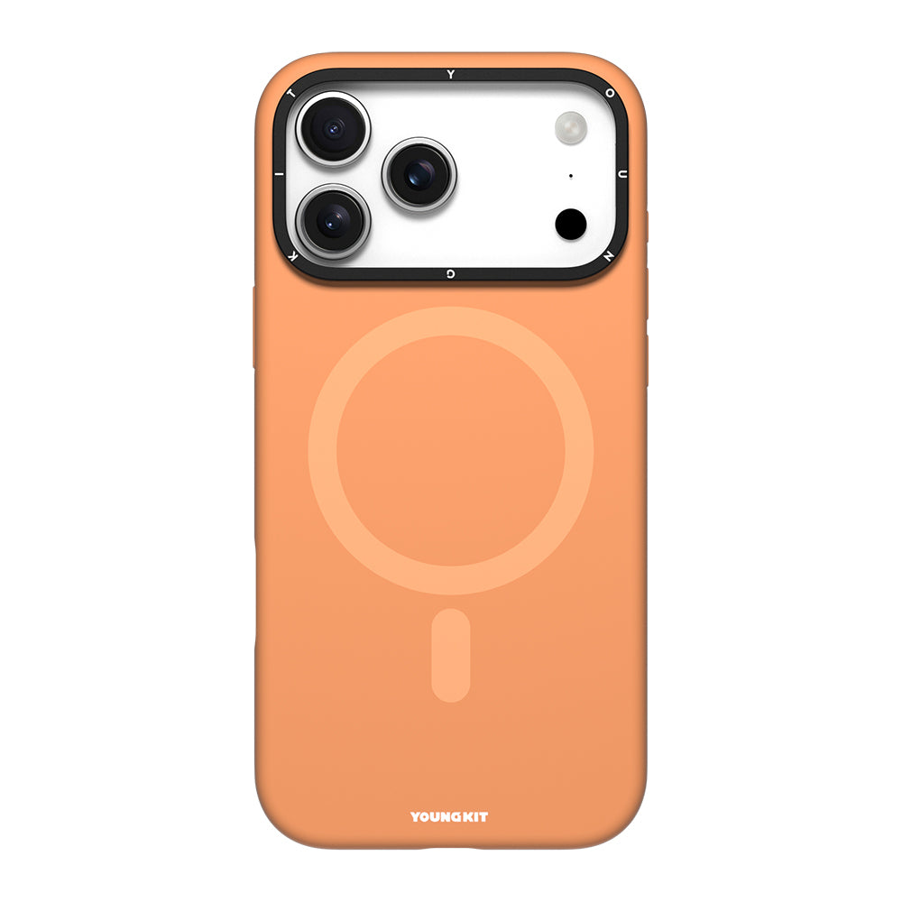 Apple iPhone 17 Pro Kılıf M-Safe Şarj Özellikli Kamera Standlı Youngkit Gel Cream Serisi Kapak