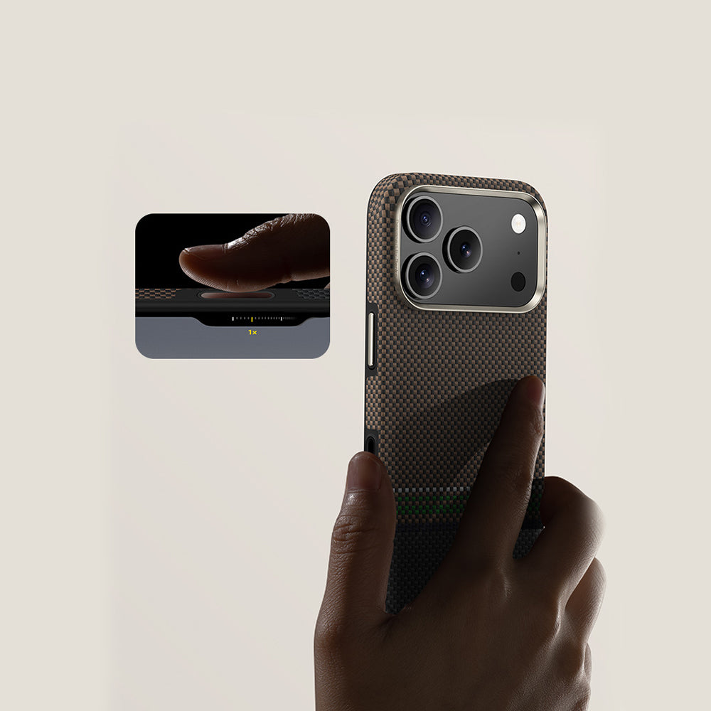 Apple iPhone 17 Pro Kılıf M-safe Şarj Özellikli Karbon Fiber Tasarımlı Benks Prestige ArmorPro Kevlar Kapak