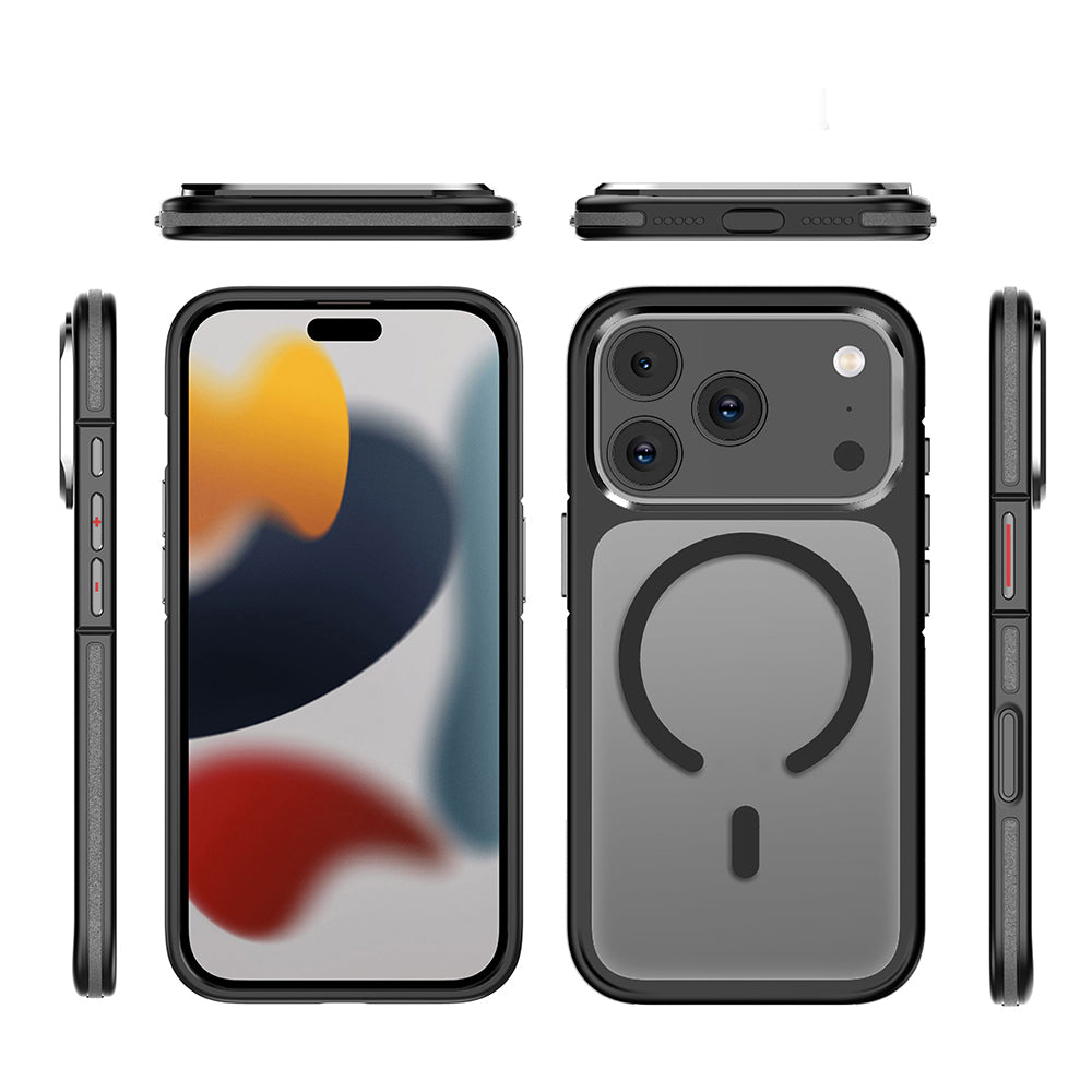 Apple iPhone 17 Pro Kılıf M-safe Şarj Özellikli Mat Görünümlü Wlons Vevo Kapak